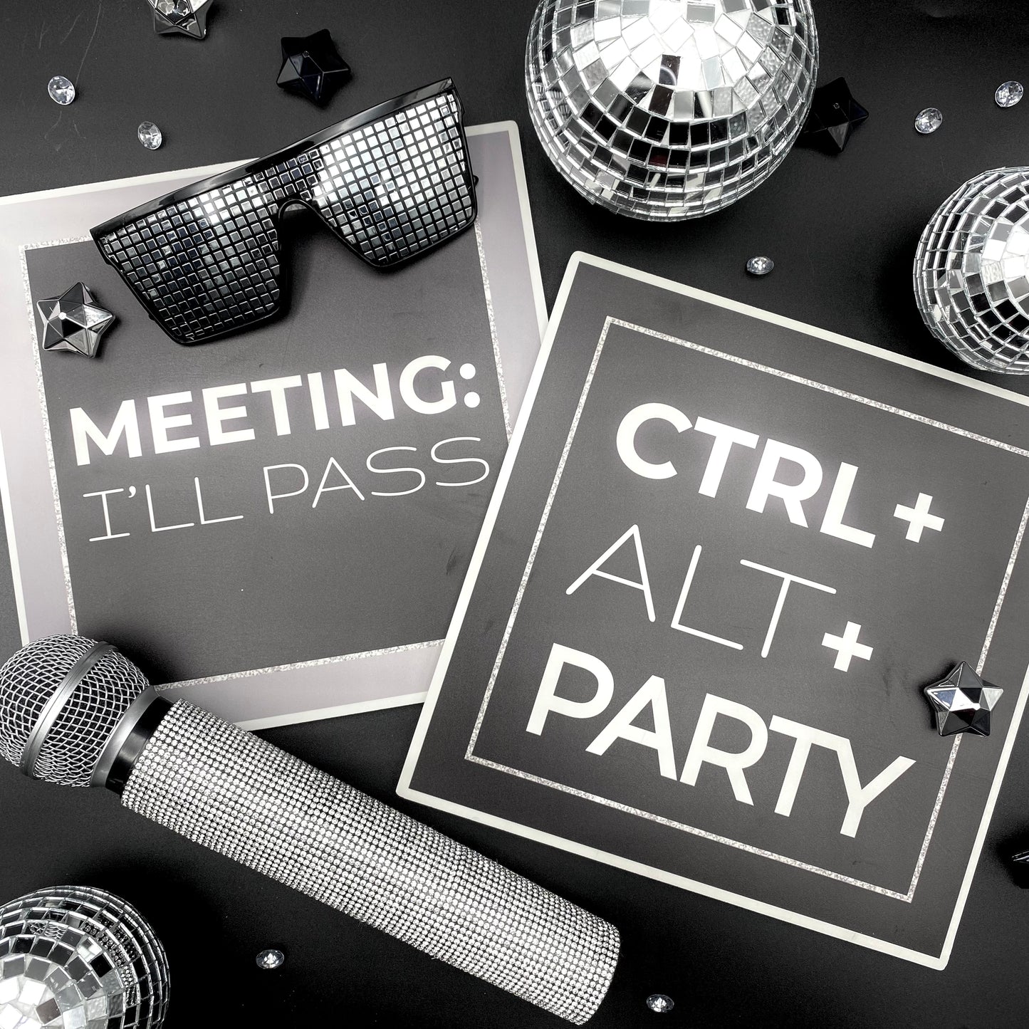 Corporate Glam Photo Booth Props