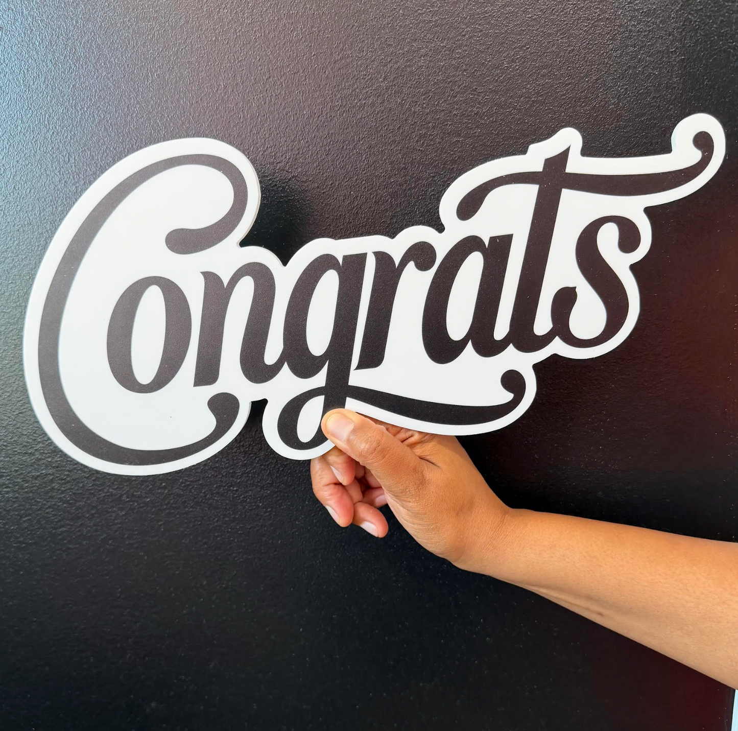 SINGLE PROP: CONGRATS