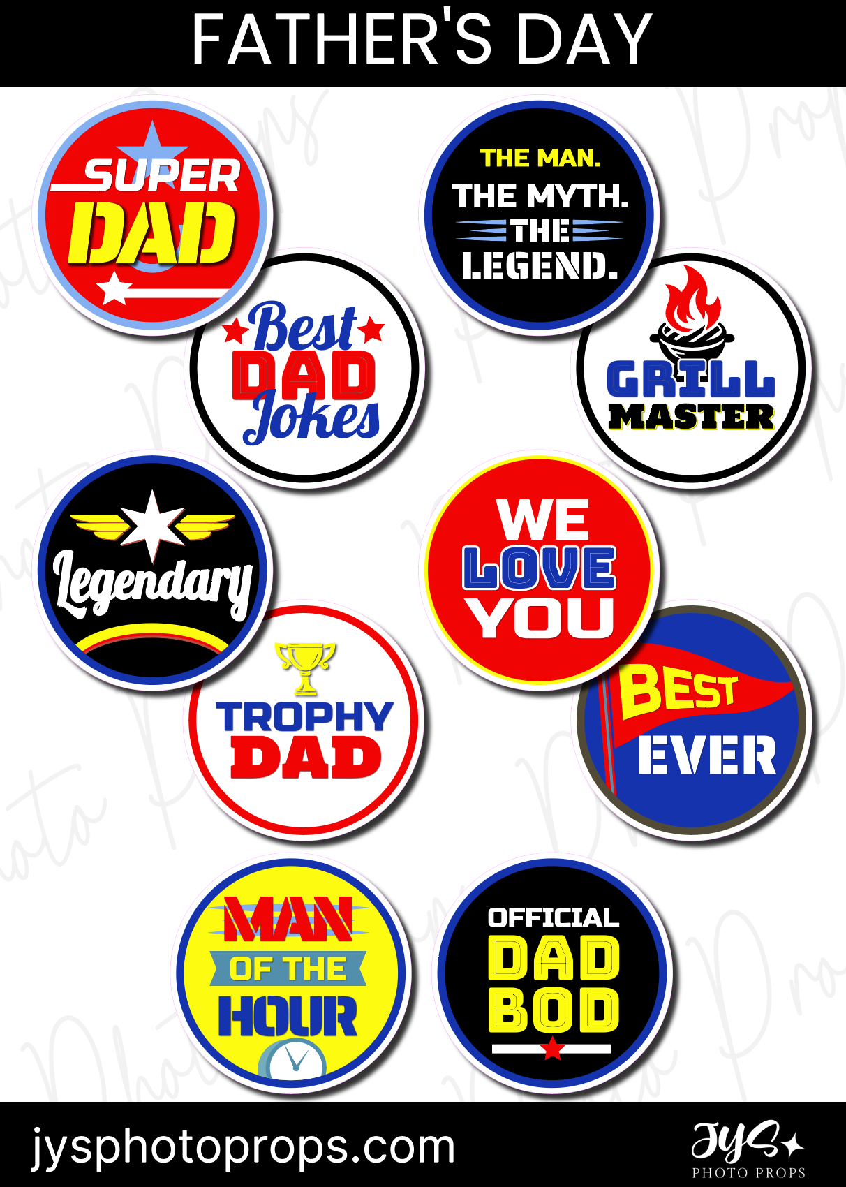 Father's Day Prop Bundle