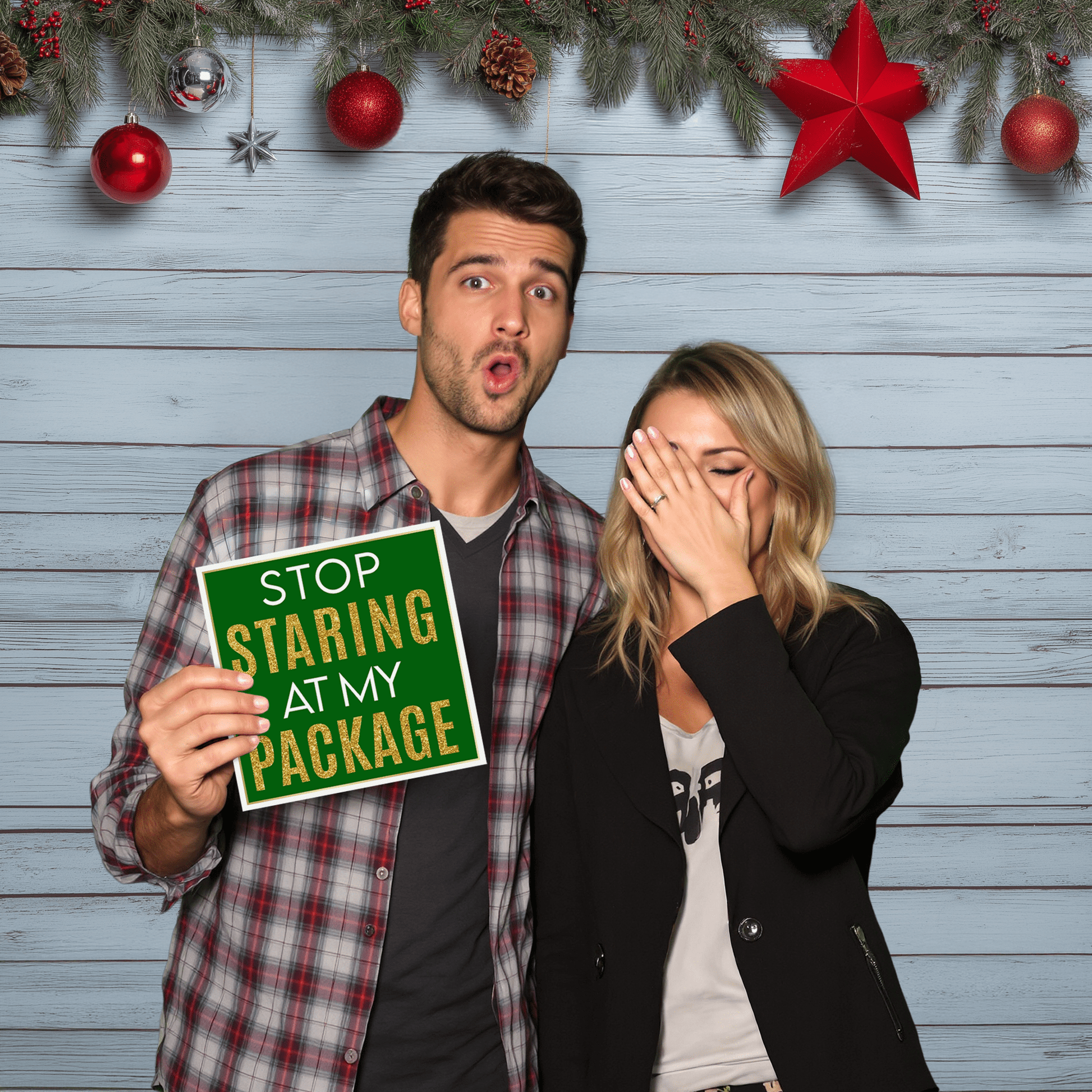 Adult Christmas Photo Booth Props - JYS Photo Props
