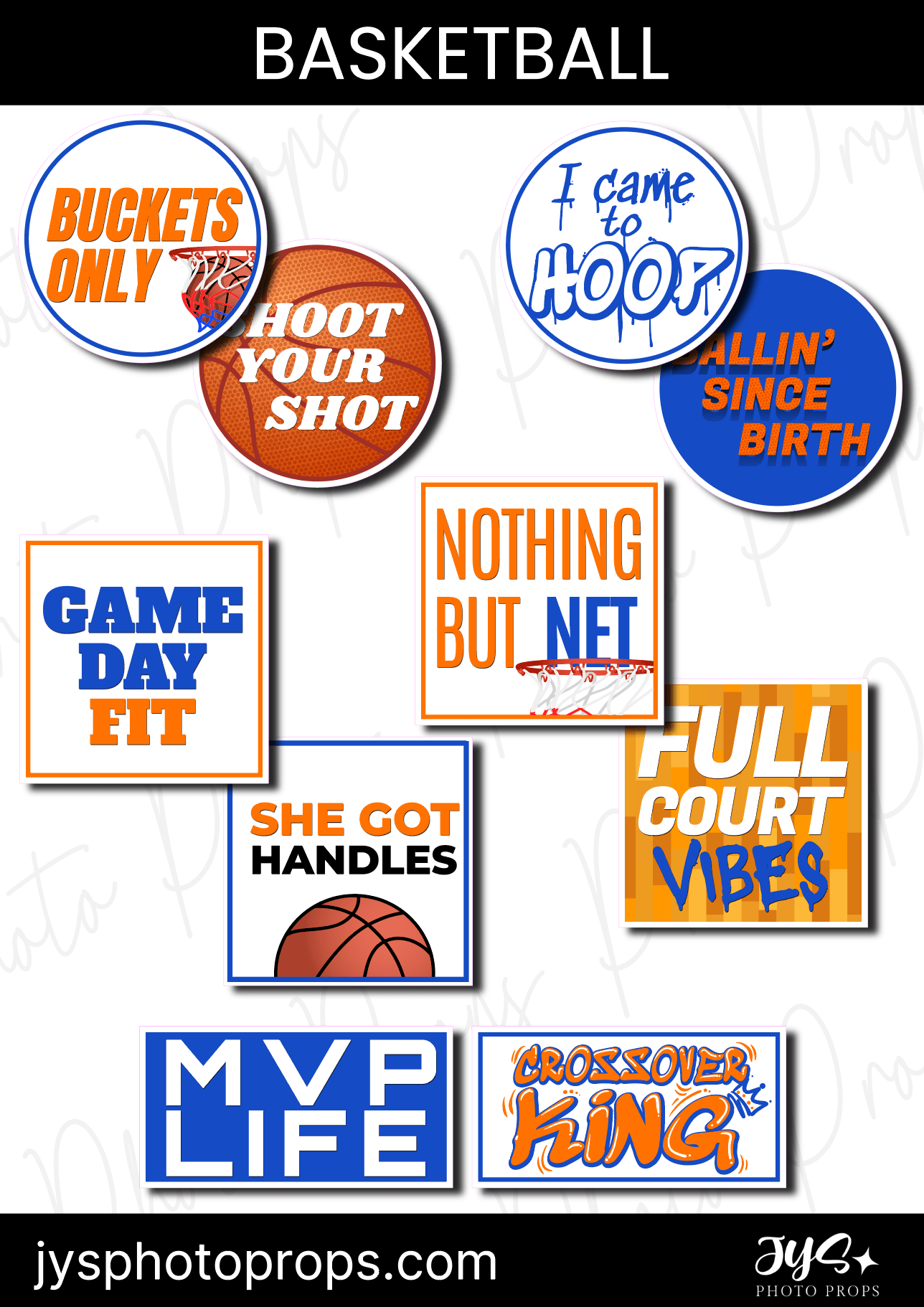 Basketball Photo Booth Props - JYS Photo Props