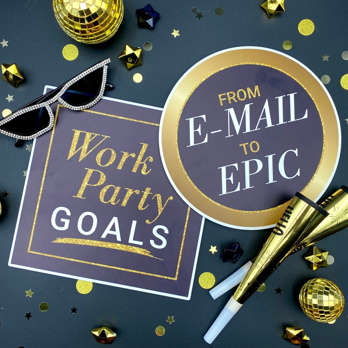 Business Network Photo Booth Props - JYS Photo Props