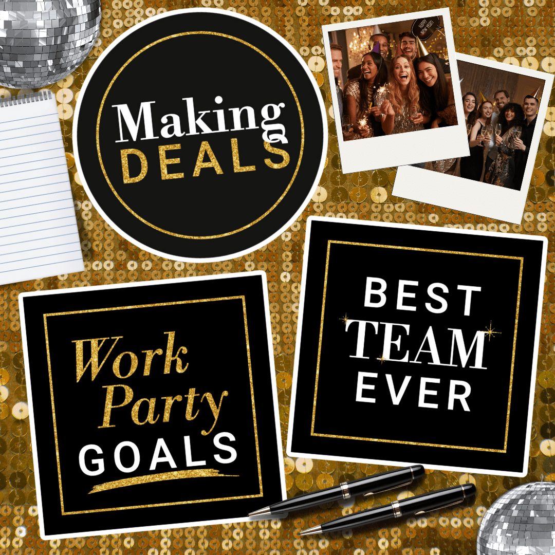 Business Network Photo Booth Props - JYS Photo Props