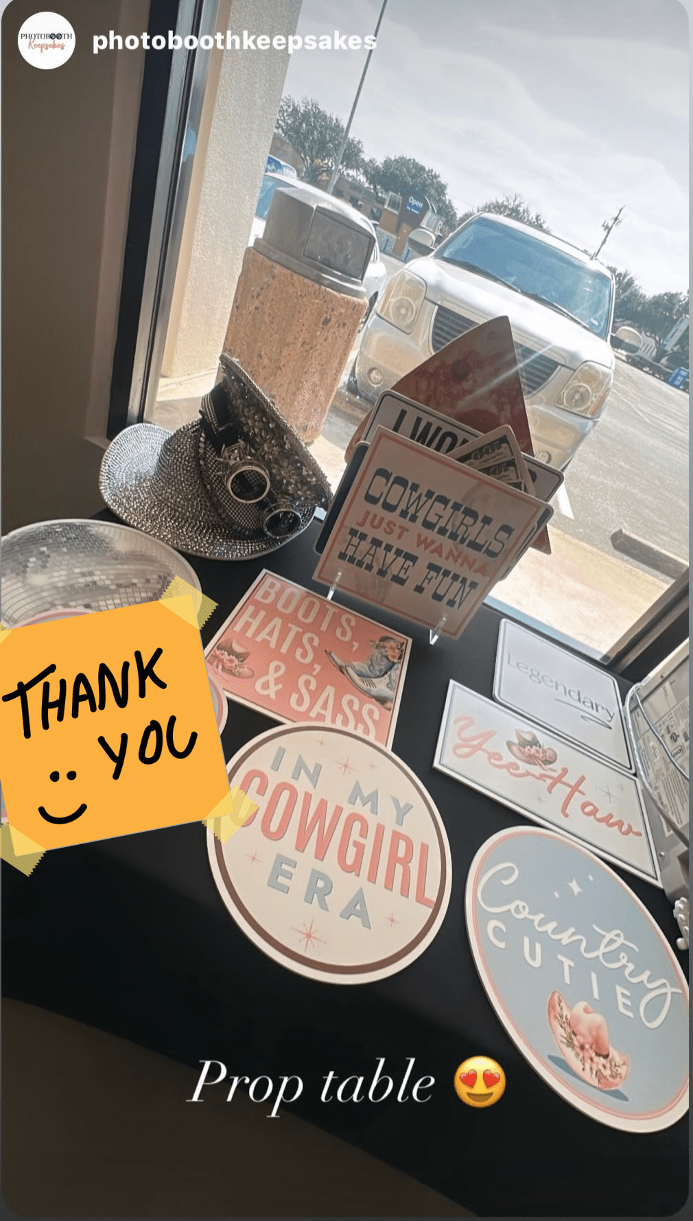 Cowgirl Photo Booth Props - JYS Photo Props