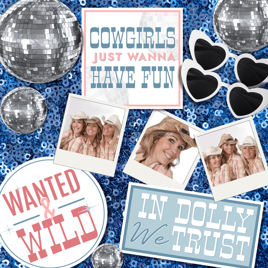 Cowgirl Photo Booth Props - JYS Photo Props