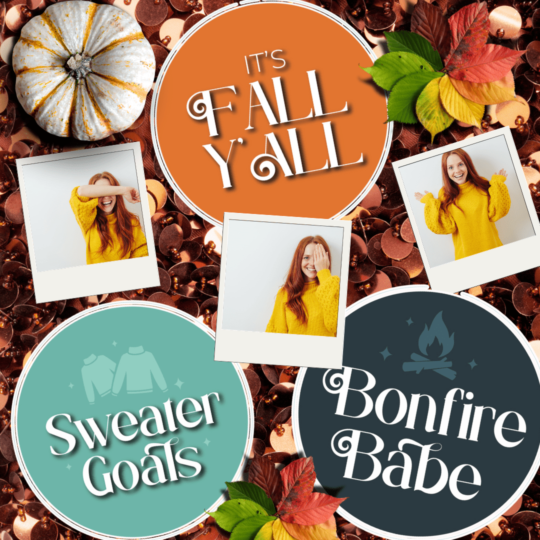 Fall Theme Photo Booth Props - JYS Photo Props