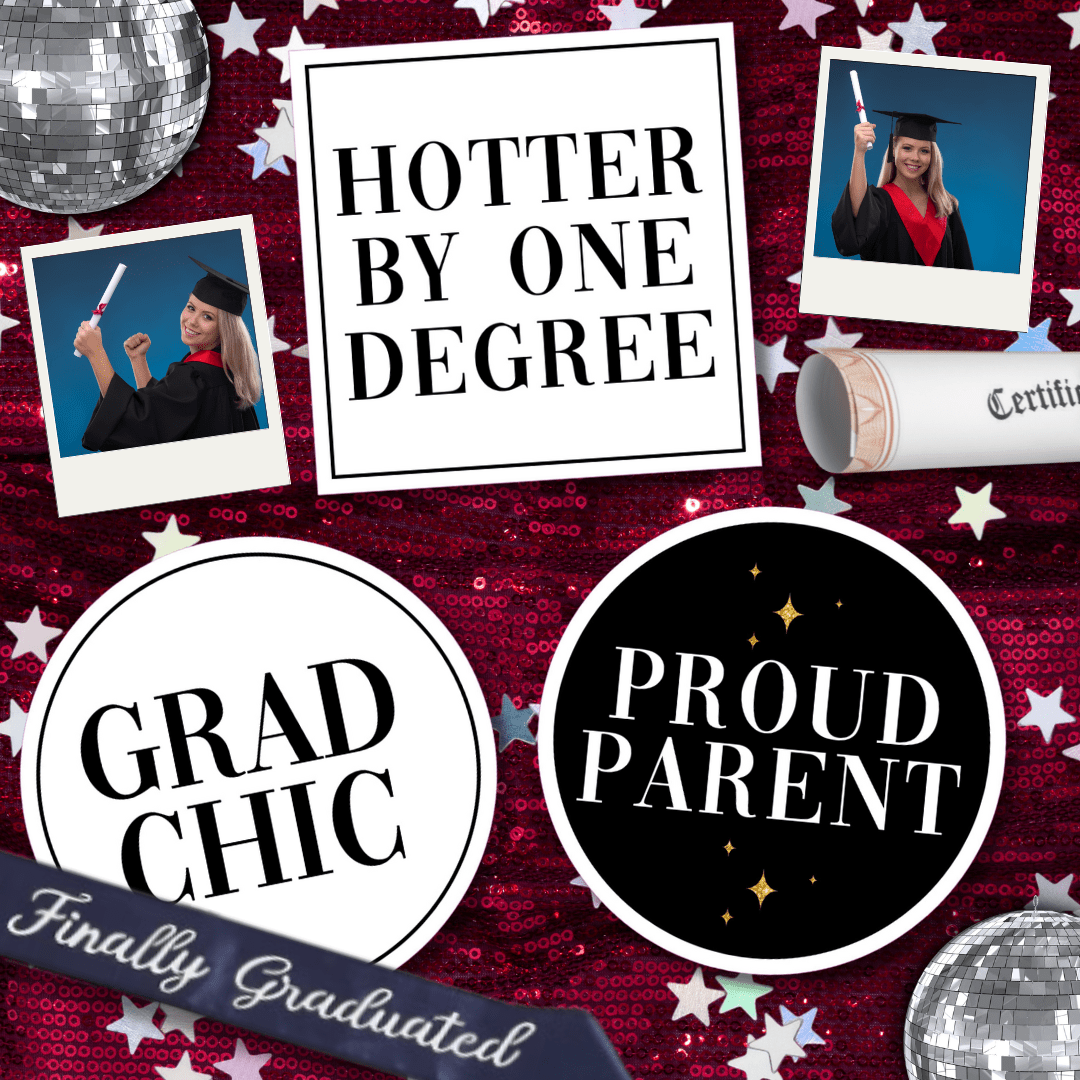 Grad Photo Booth Props - JYS Photo Props