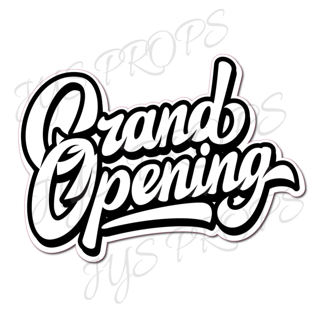 Grand Opening Photo Prop