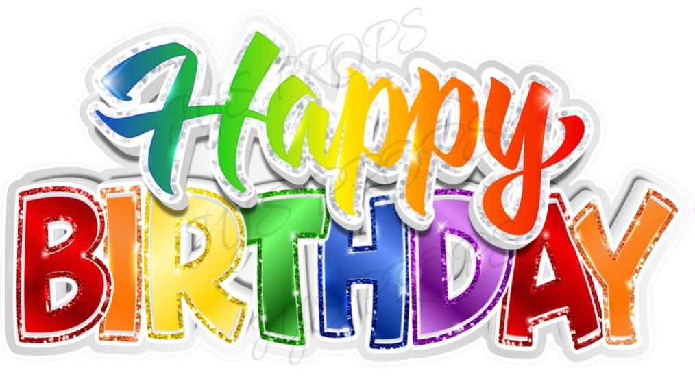 Birthday Greeting Photo Prop