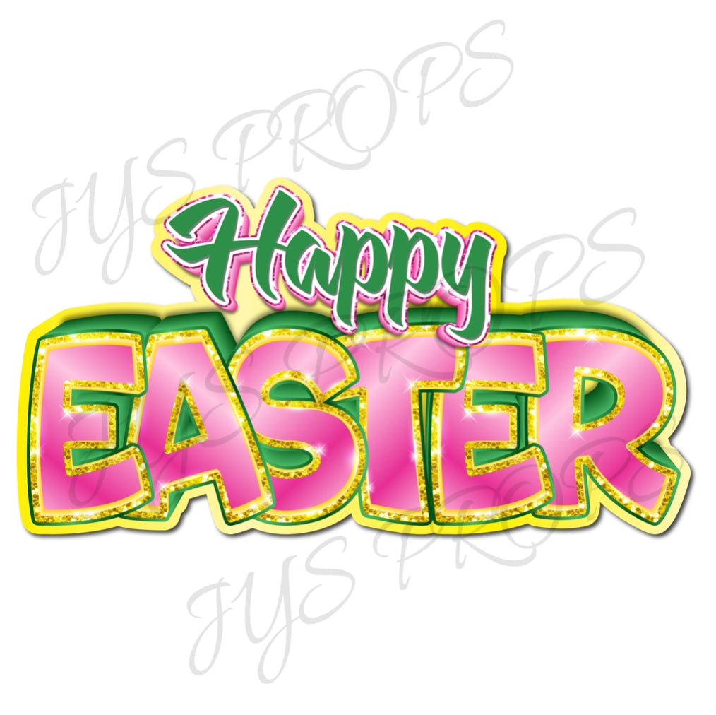 Happy Easter Photo Prop
