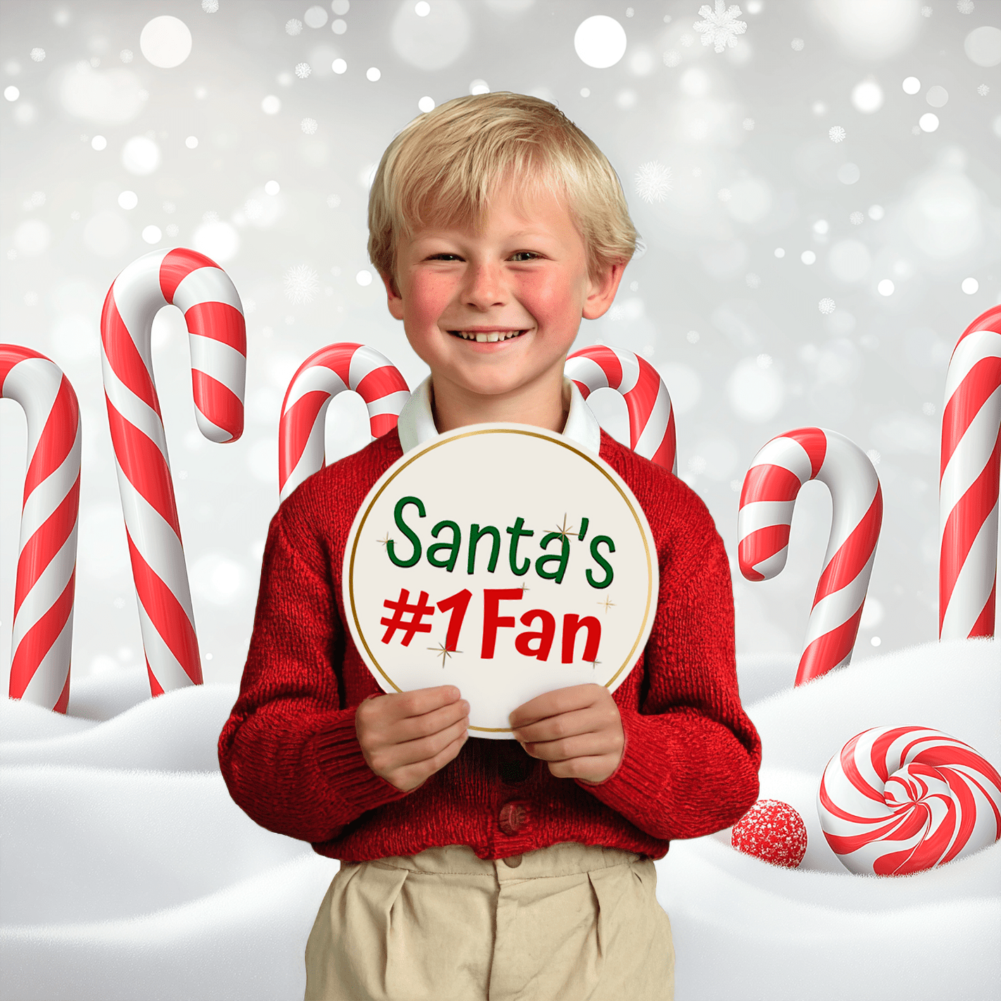 Kids Christmas Photo Booth Props - JYS Photo Props