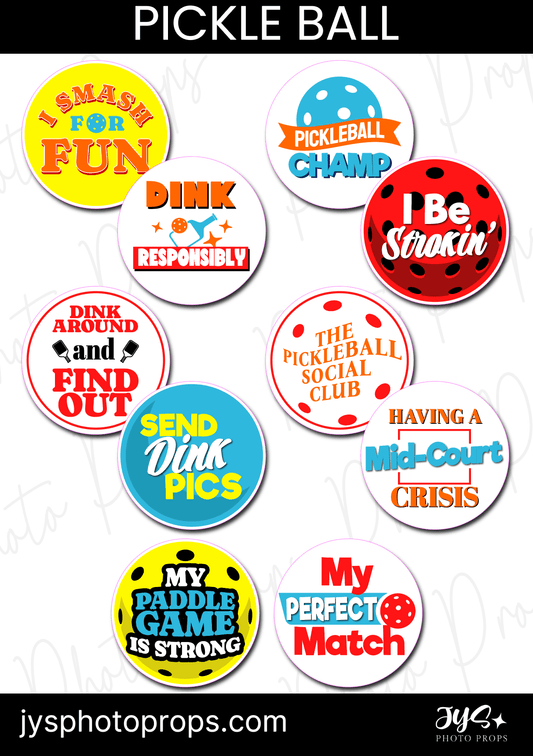 Pickleball Prop Set - JYS Photo Props