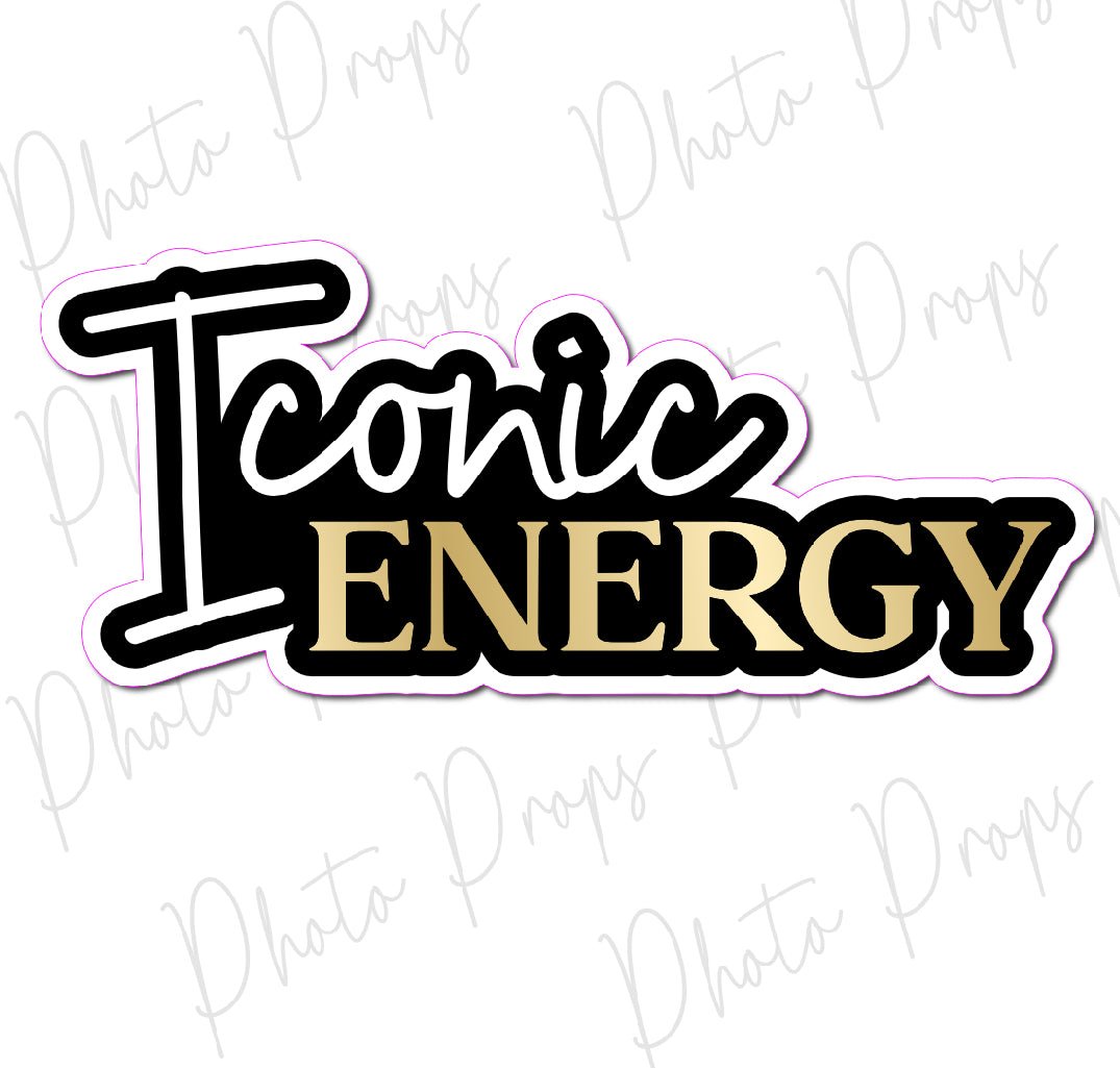 SINGLE PROP: ICONIC ENERGY - JYS Photo Props