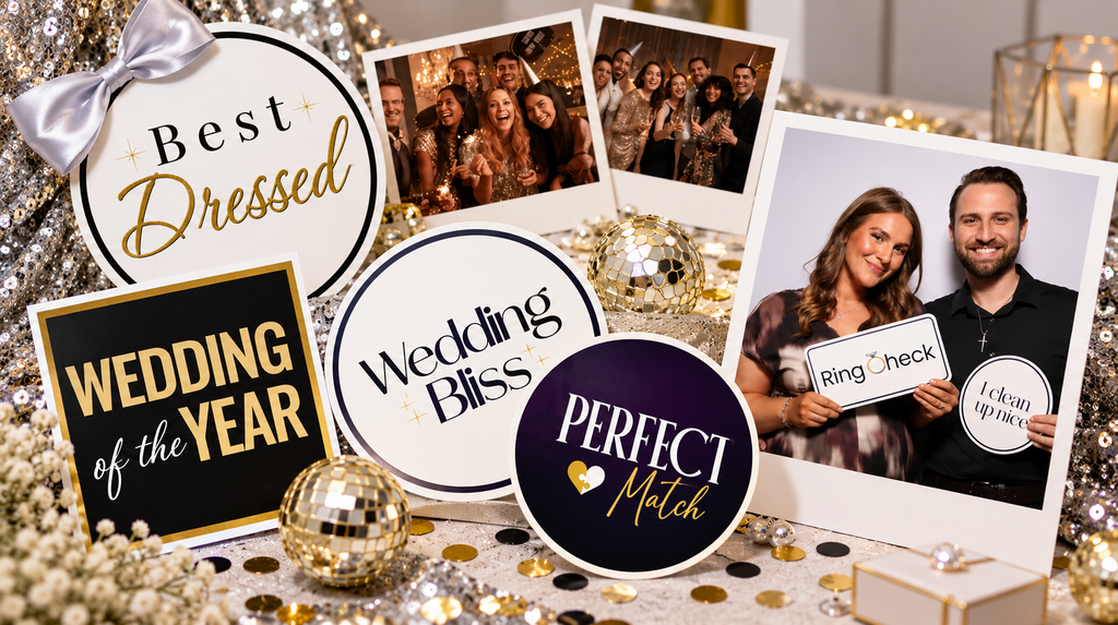 Wedding Photo Booth Props: What to Include Without Cluttering the Booth