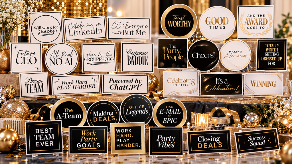 Photo Booth Props for Corporate Events: How to Keep Them On-Brand