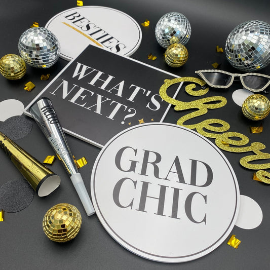 Grad Party Must-Haves: Why Props Make the Photo Booth Experience - JYS Photo Props