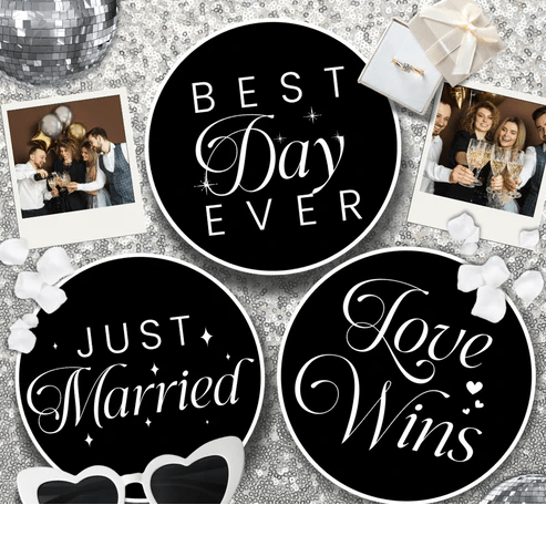 Transform Your Wedding with Creative Photo Booth Props - JYS Photo Props