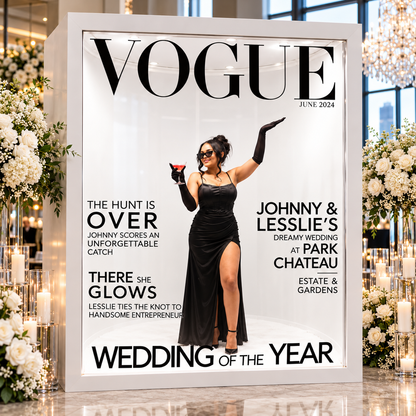 Custom Magazine Booth Decal Package