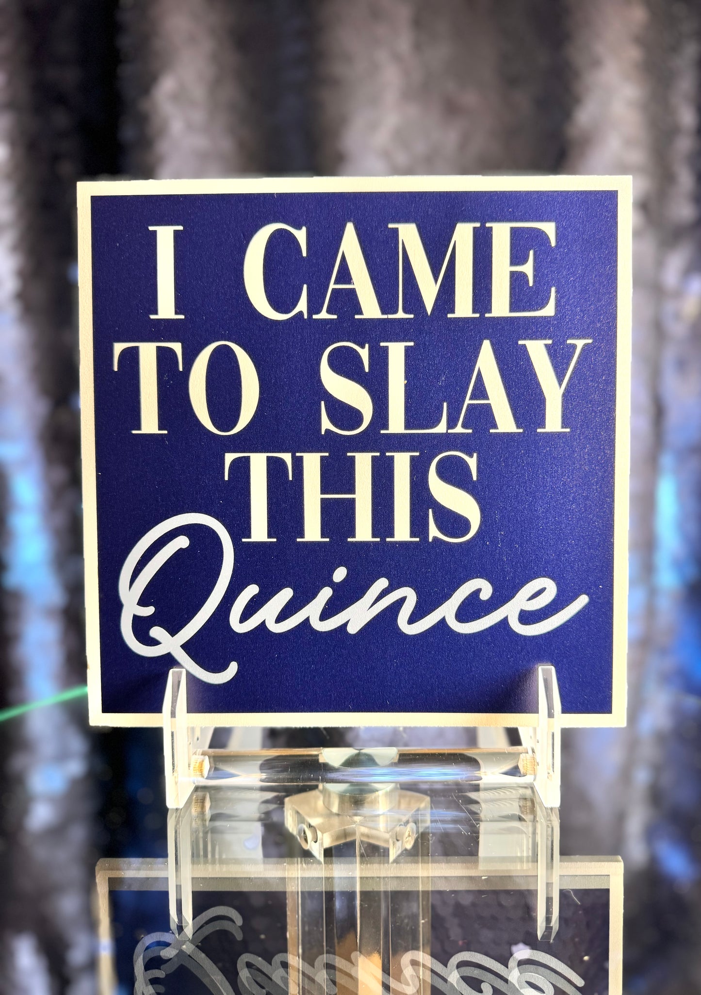 Quince Blue Photo Booth Props