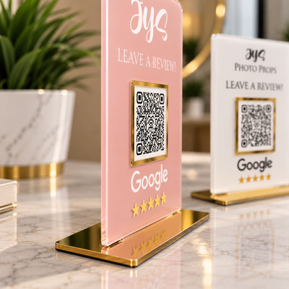 Leave a Review QR Sign