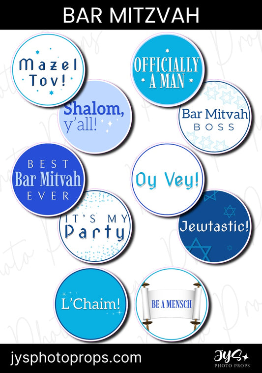 Bar Mitvah Photo Props