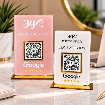 Leave a Review QR Sign