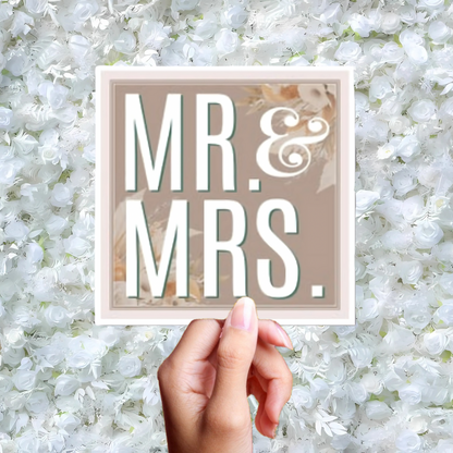 Floral Neutral Wedding Photo Booth Props