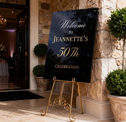 Custom Welcome Board