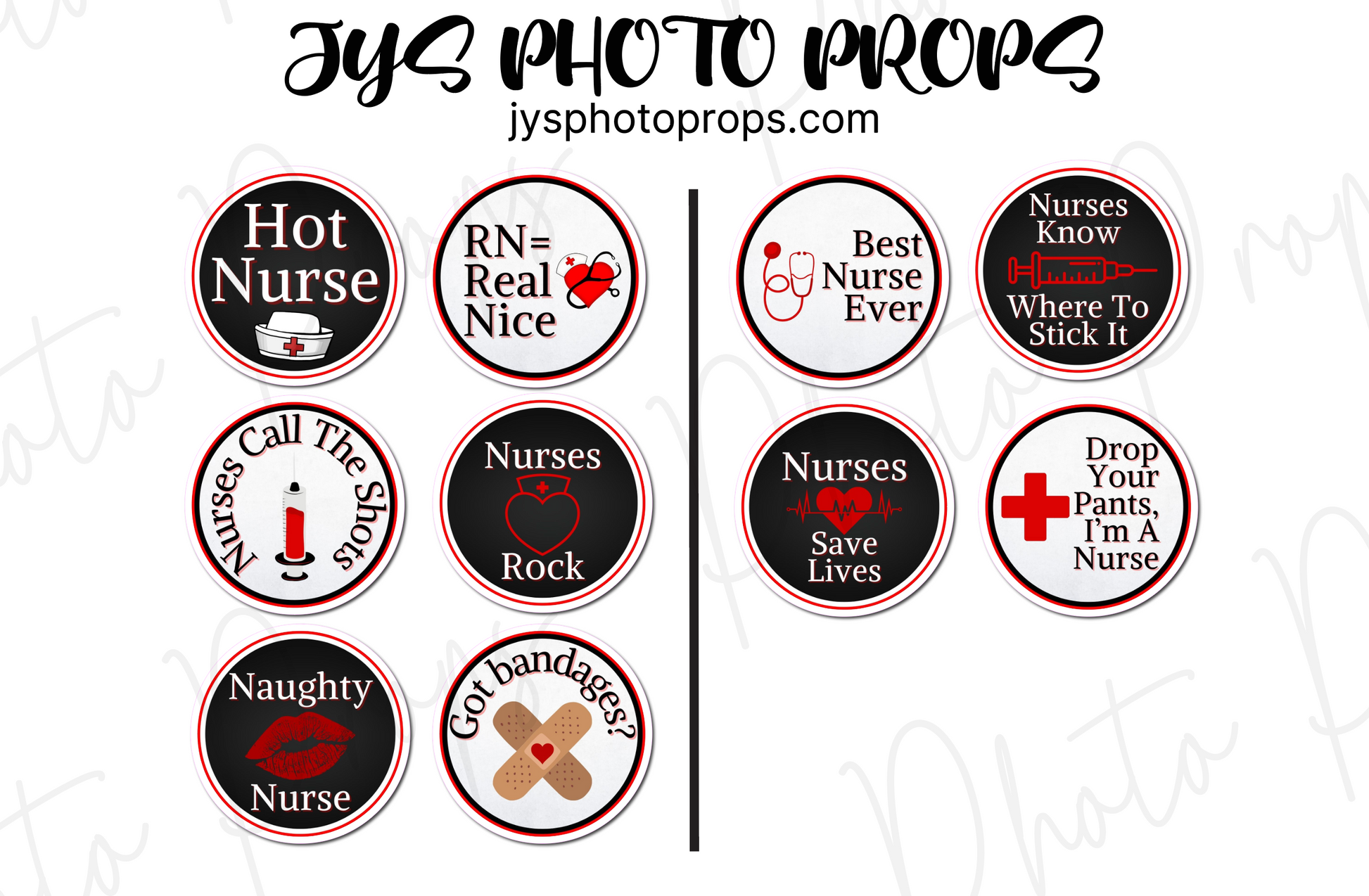 Best Nurse ever Photo Booth Props Set