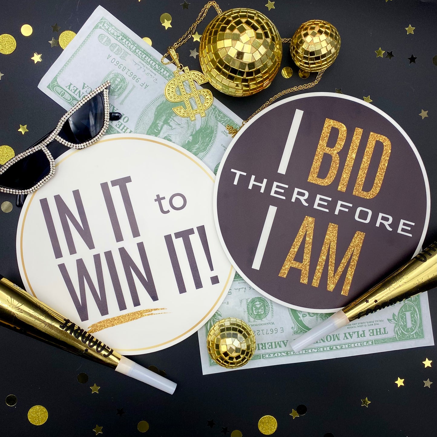 Auction Photo Booth Props