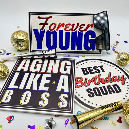 It's My Birthday Photo Booth Props