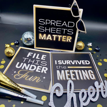 The Office Party Photo Booth Props