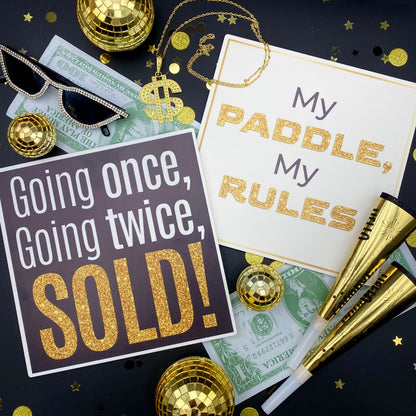 Auction Photo Booth Props