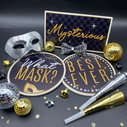 Masquerade Photo Booth Props