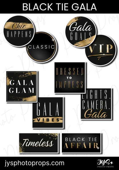 Gala Photo Booth Props