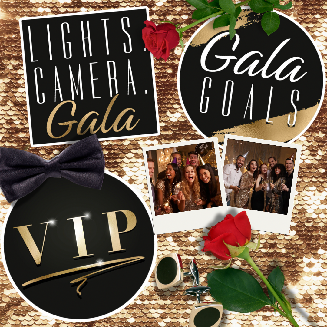 Gala Photo Booth Props