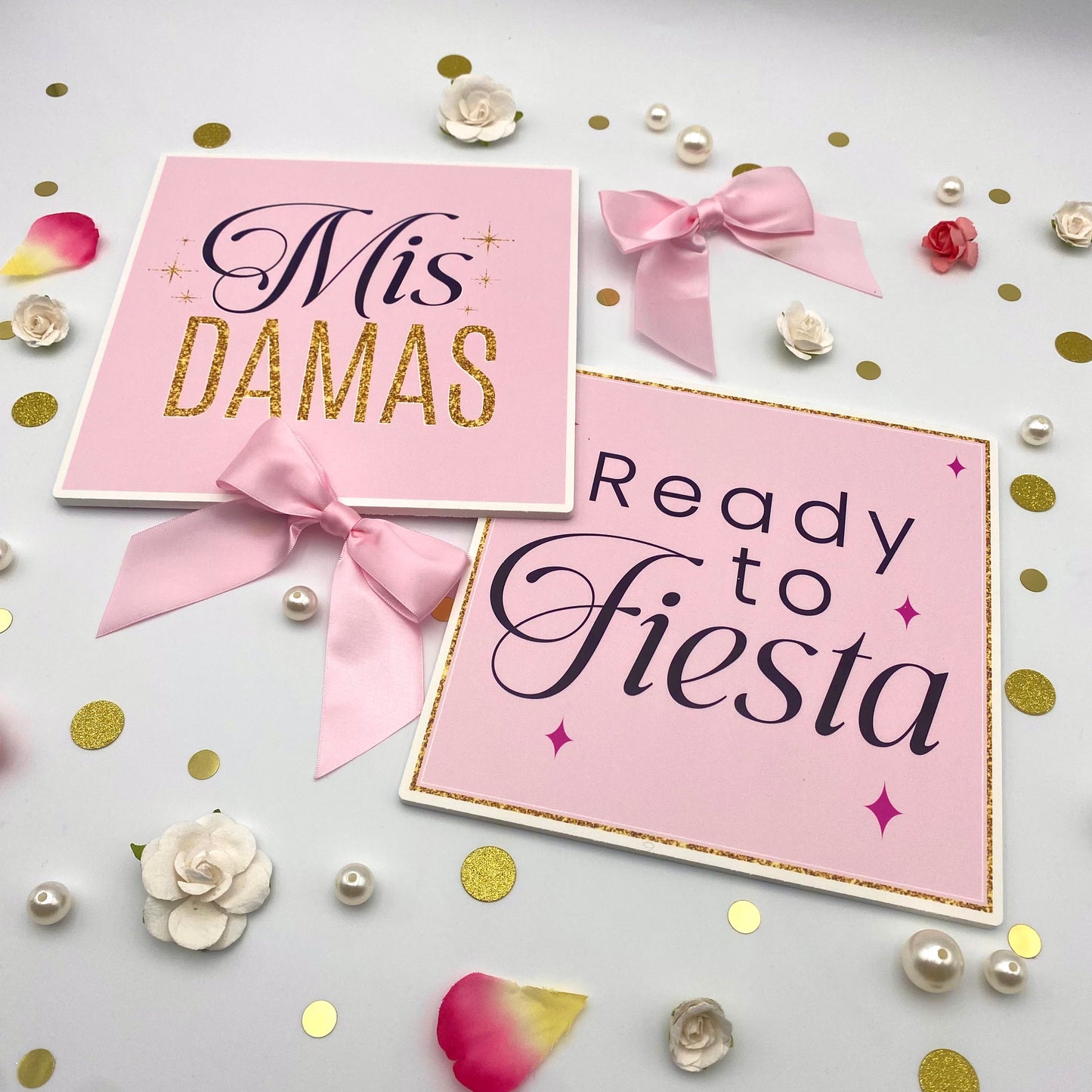 Quince Pink Photo Booth Props