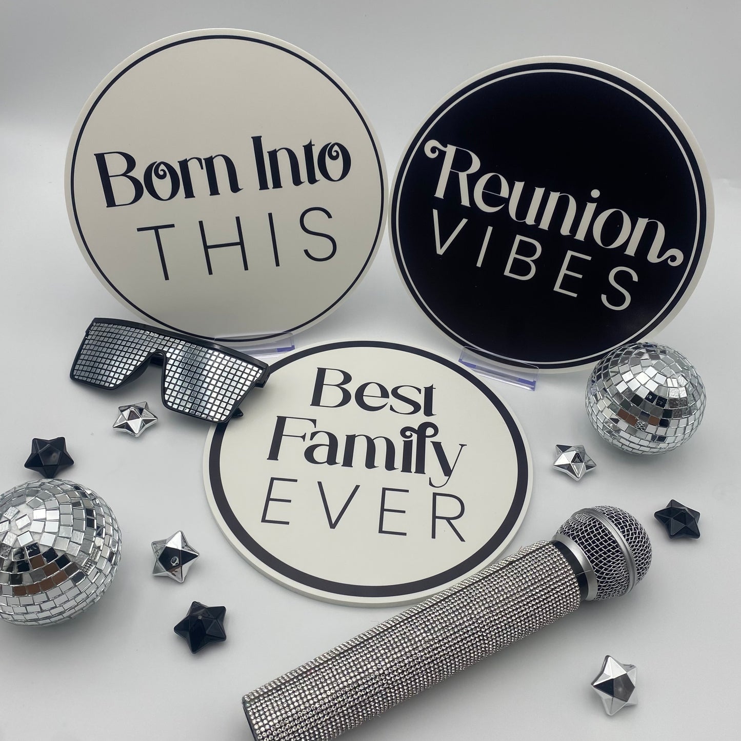 Family Reunion Photo Booth Props