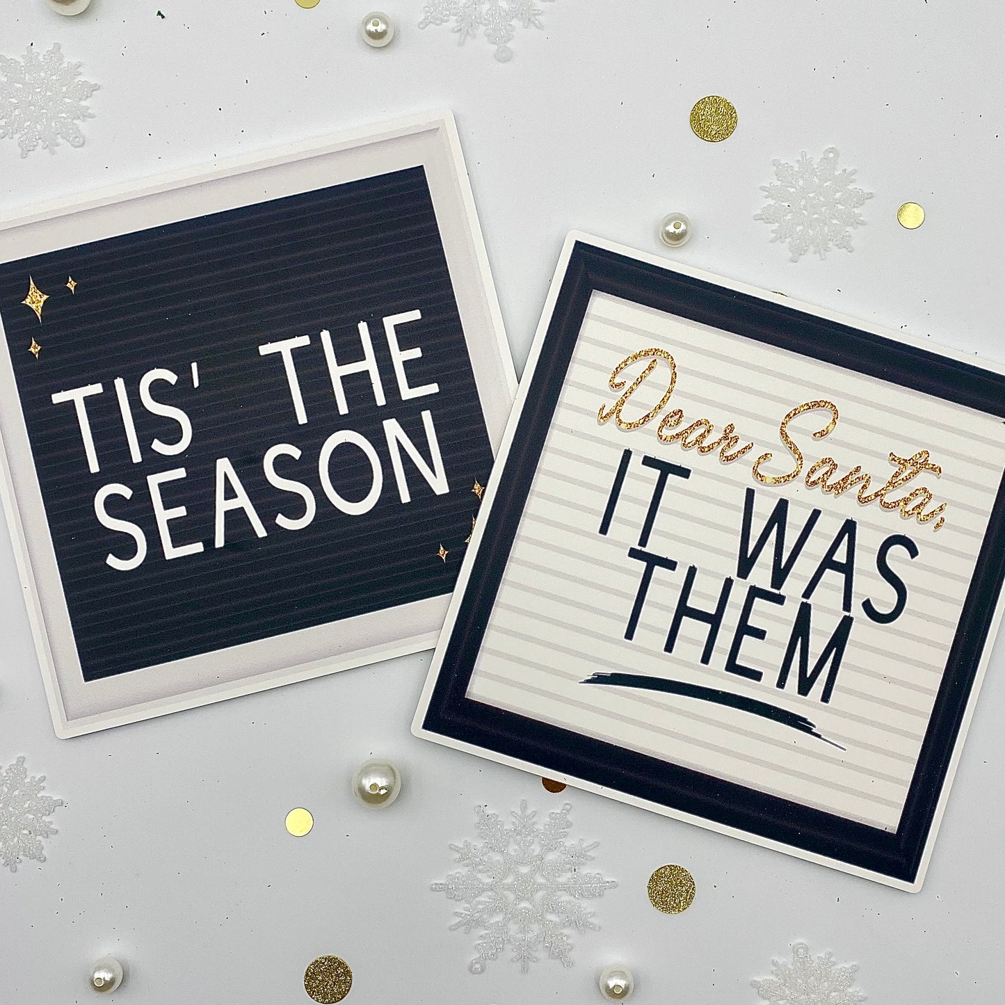 Holiday Letterboard Photo Booth Props