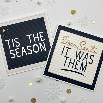 Holiday Letterboard Photo Booth Props