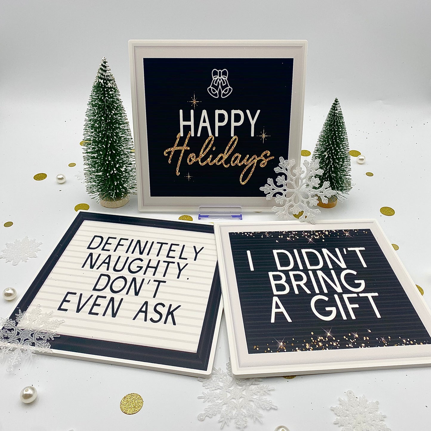 Holiday Letterboard Photo Booth Props