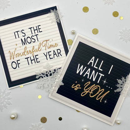 Holiday Letterboard Photo Booth Props