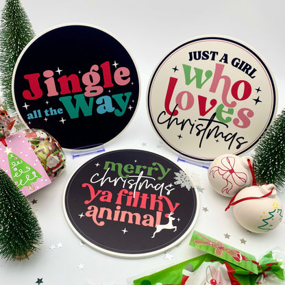 Merry & Bright Christmas Photo Booth Props