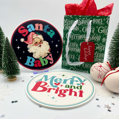 Merry & Bright Christmas Photo Booth Props