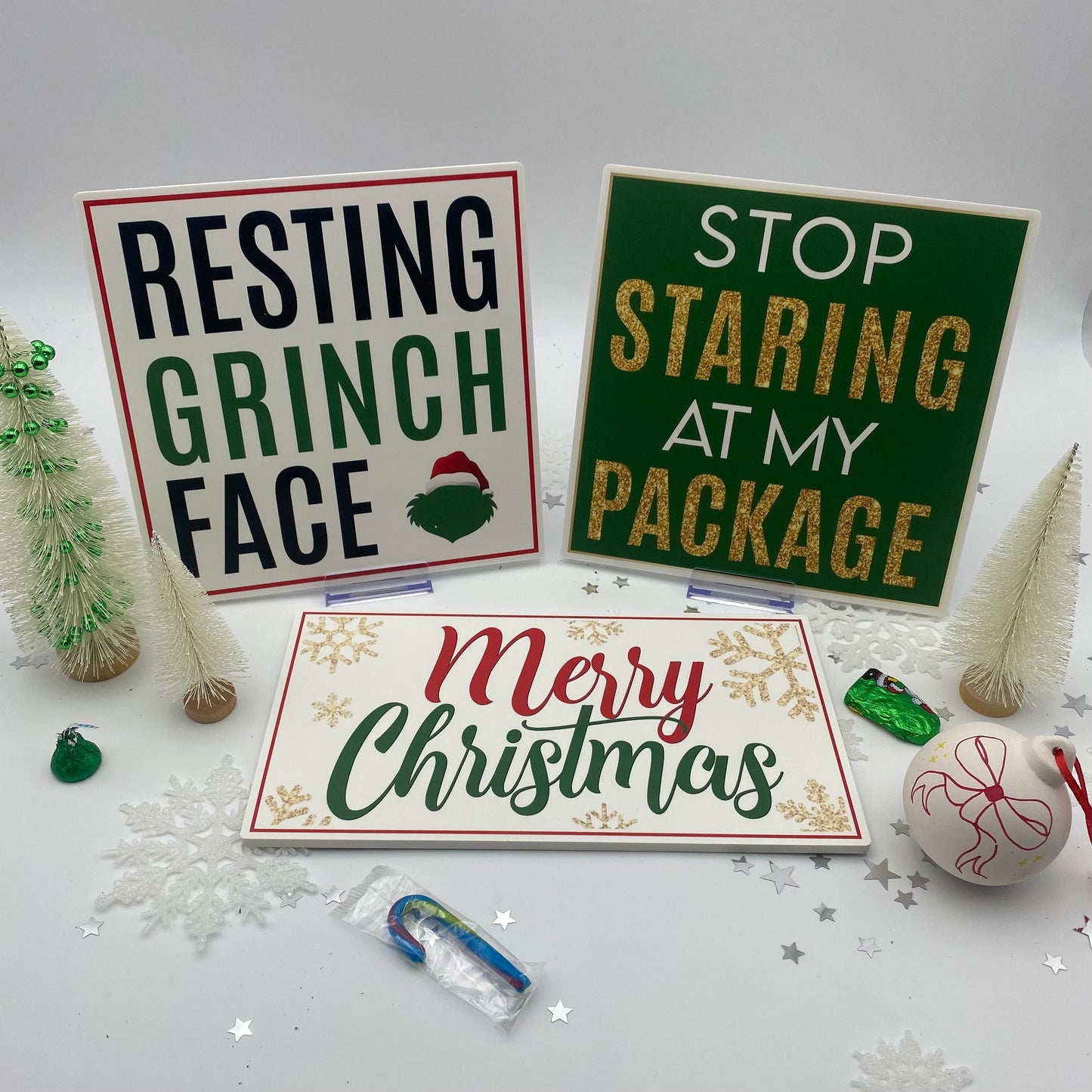 Adult Christmas Photo Booth Props