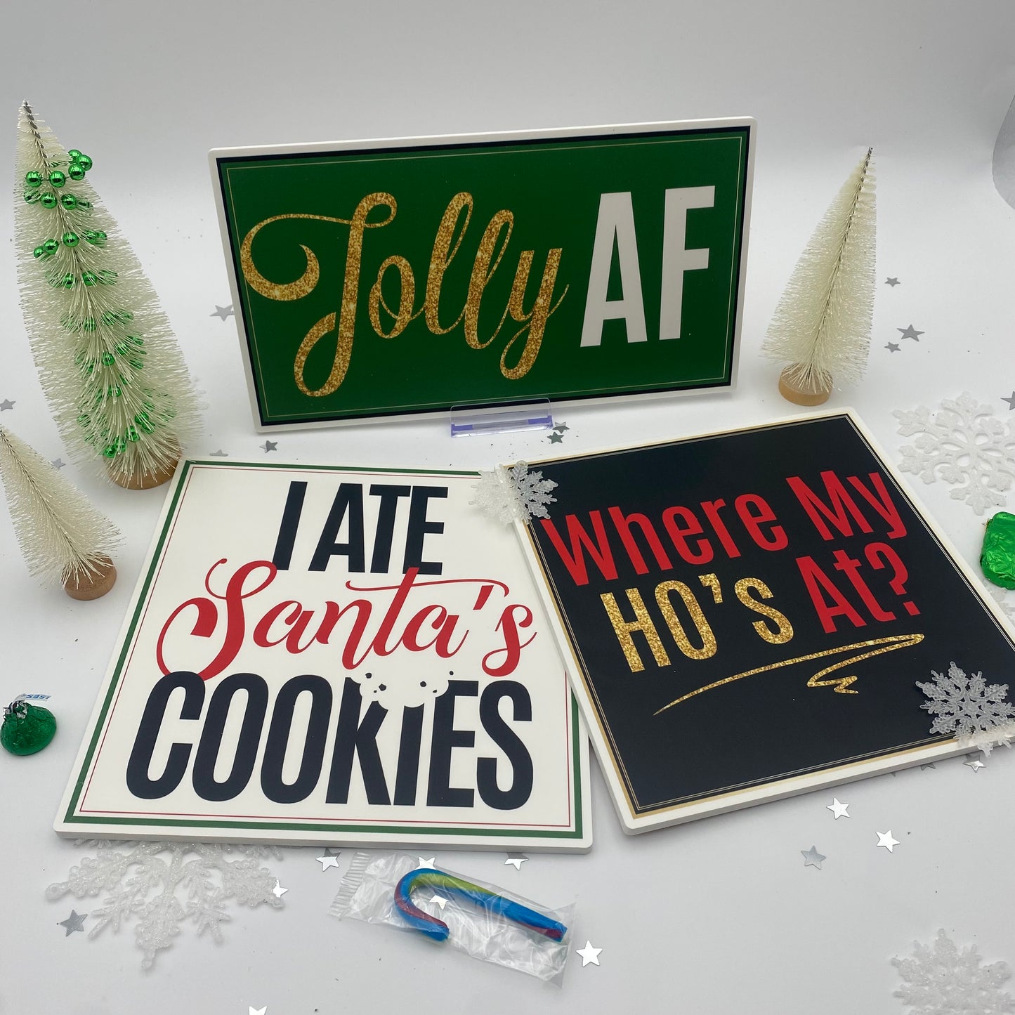 Adult Christmas Photo Booth Props