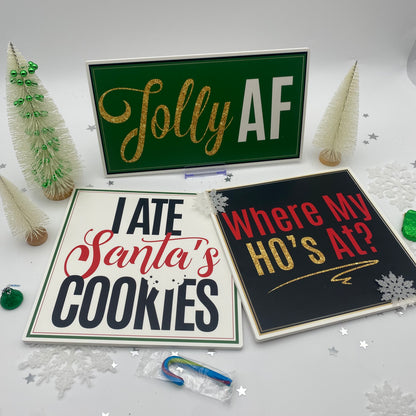 Adult Christmas Photo Booth Props
