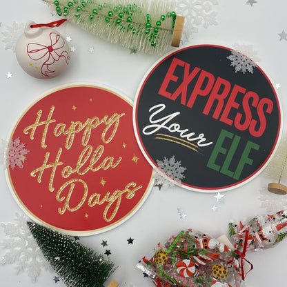 Adult Christmas Photo Booth Props