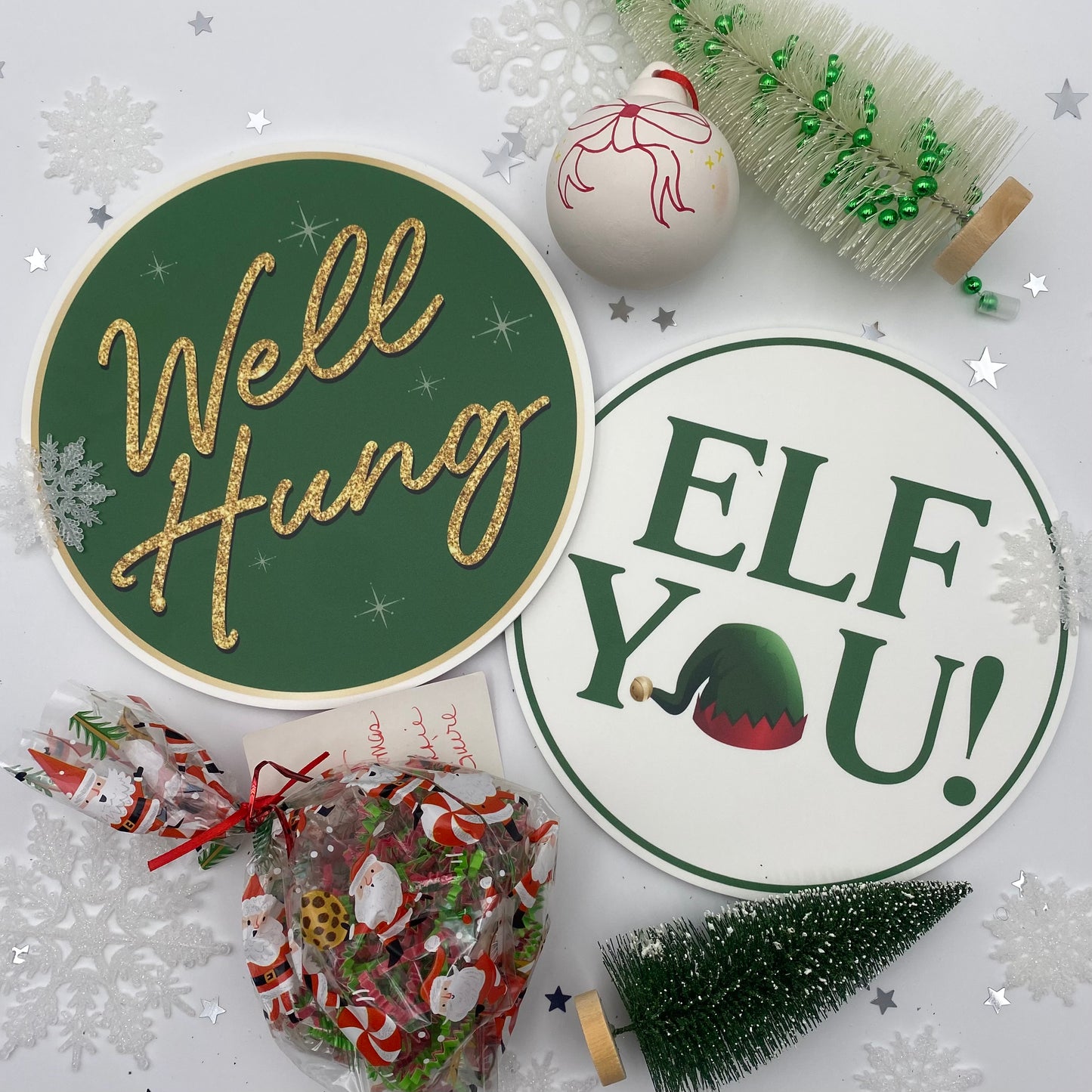 Adult Christmas Photo Booth Props