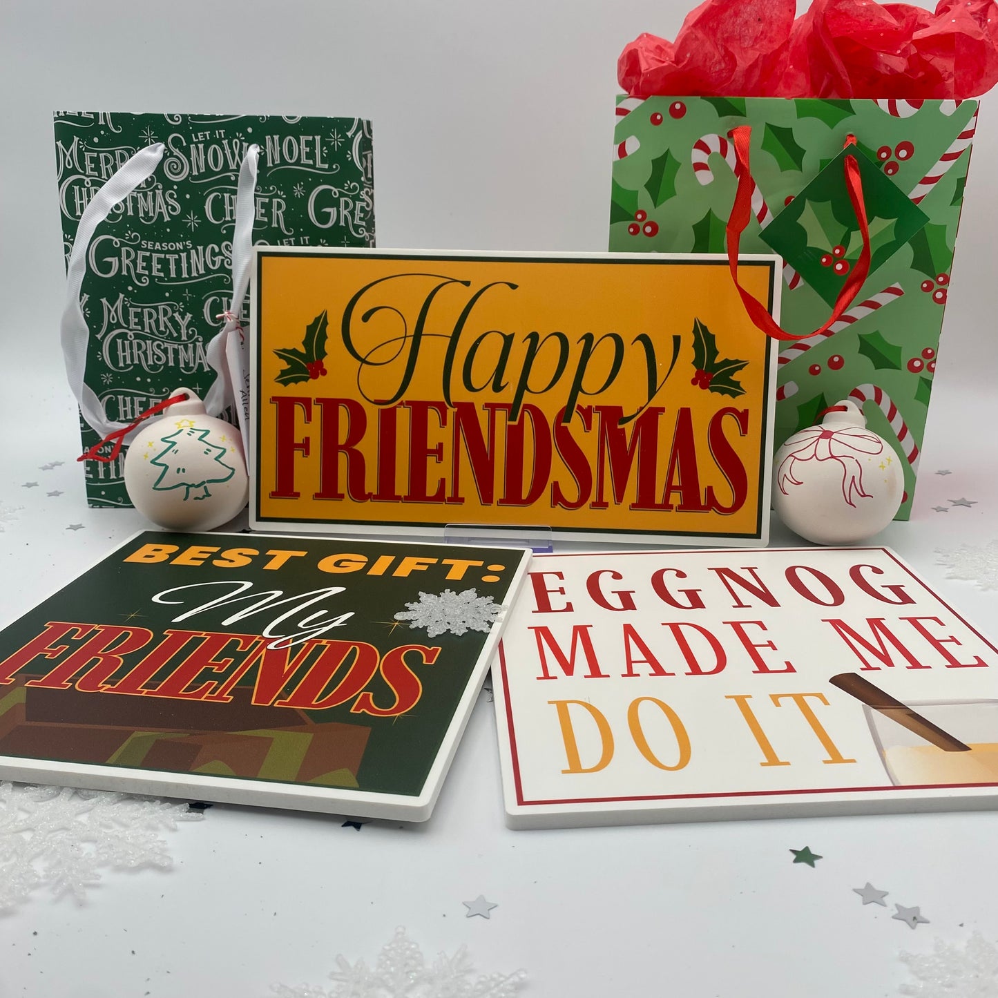Friendsmas Photo Booth Props